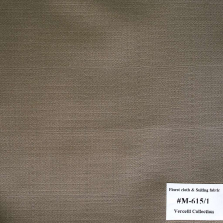 M-615/1 Vercelli V8 - Vải Suit 95% Wool - Vàng Trơn